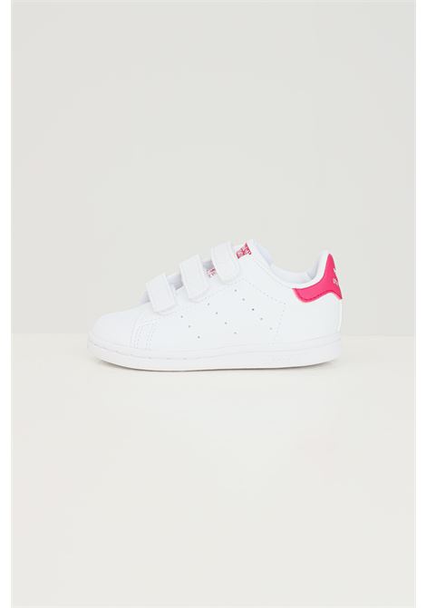 Sneakers Stan Smith bianche da neonato con strappi ADIDAS ORIGINALS | FX7538.